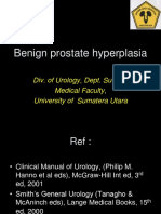 Benign Prostate Hyperplasia: Div. of Urology, Dept. Surgery Medical Faculty, University of Sumatera Utara