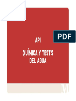 API Química y Tests Del Agua