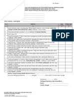 Ceklist Pemberkasan Usul Penetapan Nip 2018