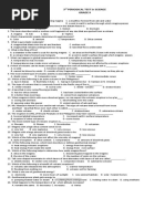 3rd Periodical Test in Science (Earth Science)