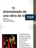 lectura dramatizada