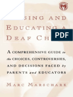 Raising and Educating A Deaf Child (0195094670) PDF