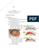 Newborn skin, temperature and assessment