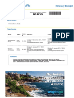 Itinerary PDF PDF