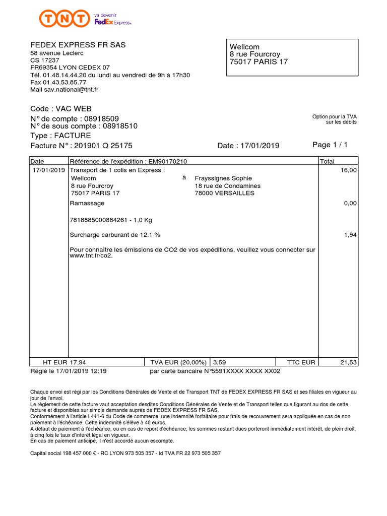facture_EM90170210 (1).pdf  Facture  FedEx