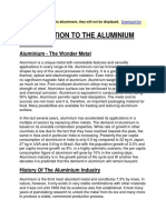 Introduction To The Aluminium Industry