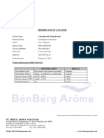 COA - Citronella Oil