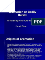 Cremation Presentation by Darrell Stein