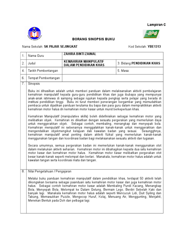Sipnosis Buku Pdf