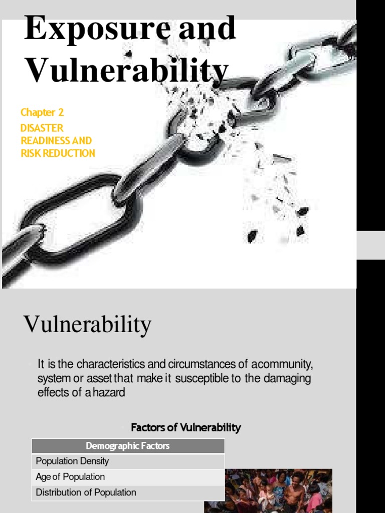 Understanding Exposure and Vulnerability | PDF | Vulnerability | Hazards
