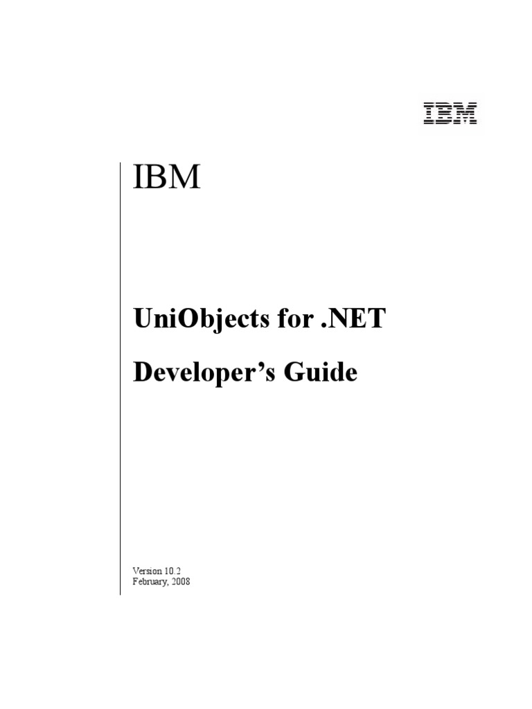 Ibm Universe Uonet Pdf Web Service Method Computer Programming