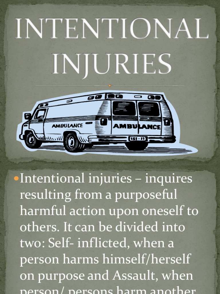 Intentional Injuries | Bullying | Extortion