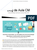 100 Palabras Community Manager