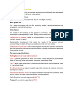 IB Challeges of Globalization Book Notes