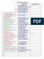 ITE Student List