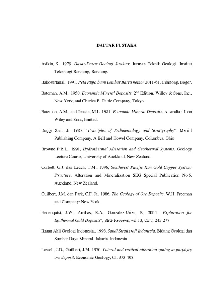 Comprehensive Geology References List | PDF | Science & Mathematics