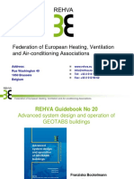 Federation of European Heating, Ventilation and Air-conditioning Associations Guide to GEOTABS Design