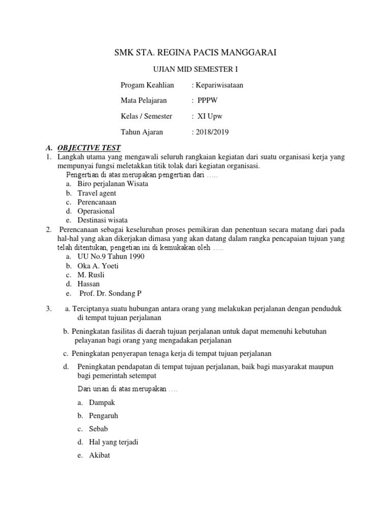 Soal PPPW | PDF
