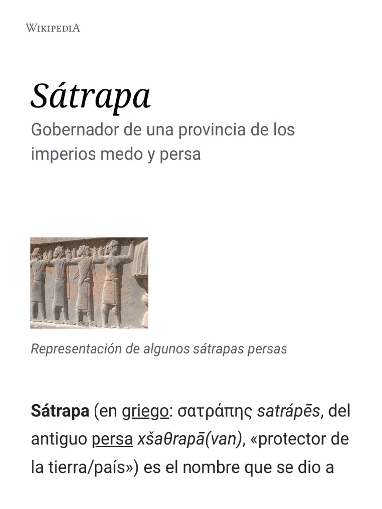 Sátrapas: Gobernadores Persas y Medos | PDF | Agitación