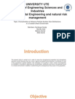 University Ute Faculty of Engineering Sciences and Industries Environmental Engineering and Natural Risk Management