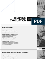 Training Evaluation