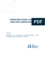 Operating Guide. Water Analysis Laboratories. Part II