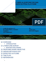 Implementation of Seed Algorithm for DNA Sequence Comparison on FPGA