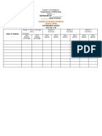 Guidance Program Attendance Sheet