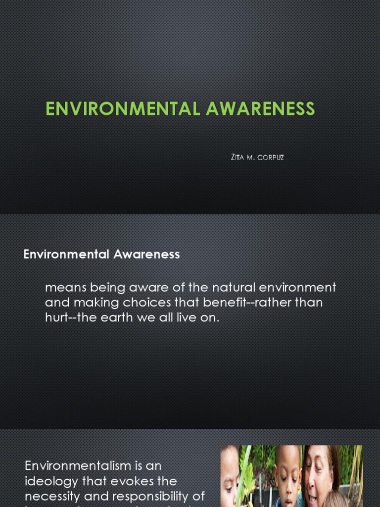 Understanding Environmental Awareness | PDF | Energy Development ...