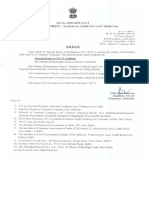 Constitution of Special Bench NCLT Kolkata on 21.1.2019