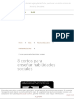 Enseñar Habilidades Sociales Con Cortos PDF
