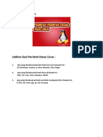 Soal Perintah Dasar Linux