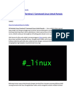 24 Perintah Linux Terminal