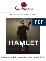 Hamlet Playbill 1.21.2019