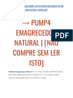 PUMP 4 Emagrecedor Natural Funciona Mesmo? (Saiba AQUI A Verdade Revelada)