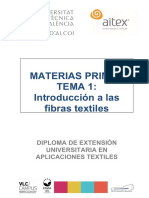 01.1. Clasificación de Las Fibras Textiles 