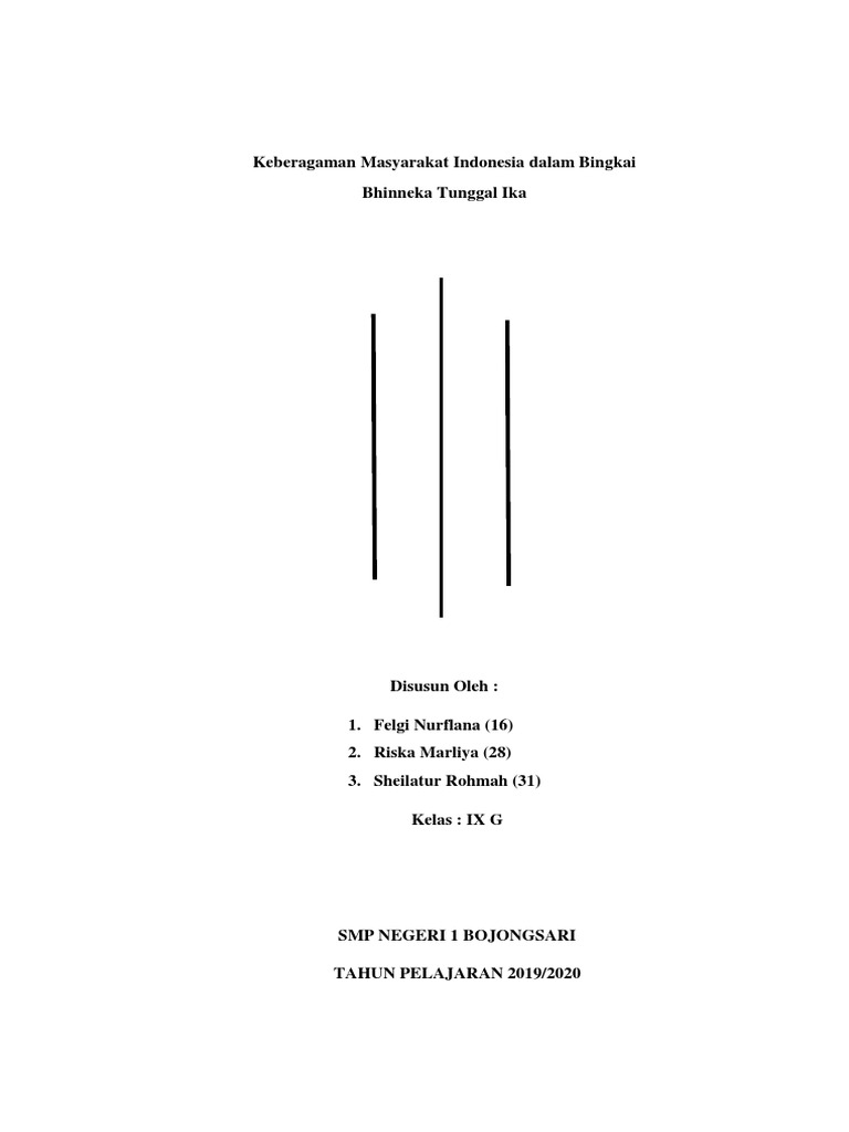 Makalah Keberagaman Masyarakat Indonesia Dalam Bingkai Bhinneka Tunggal Ika