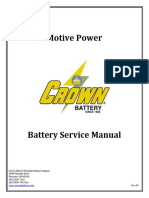 Crown Battery Service Manual 101110