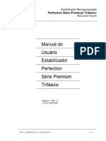 Manual do Usuário Estabilizador Perfection Série Premium Trifásico