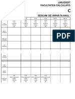 Sesiune Anul III 2018 Semestrul V