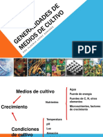 Generalidades de Medios de Cultivo PDF