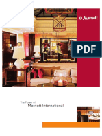 Marriott Introduction booklet for marketing analysis