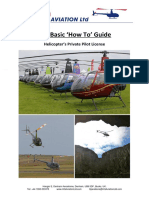 The Basic How To' Guide: Helicopter's Private Pilot License