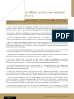 Como Trabajar Las Diferentes Texturas Musicales en El Aula de Primaria PDF