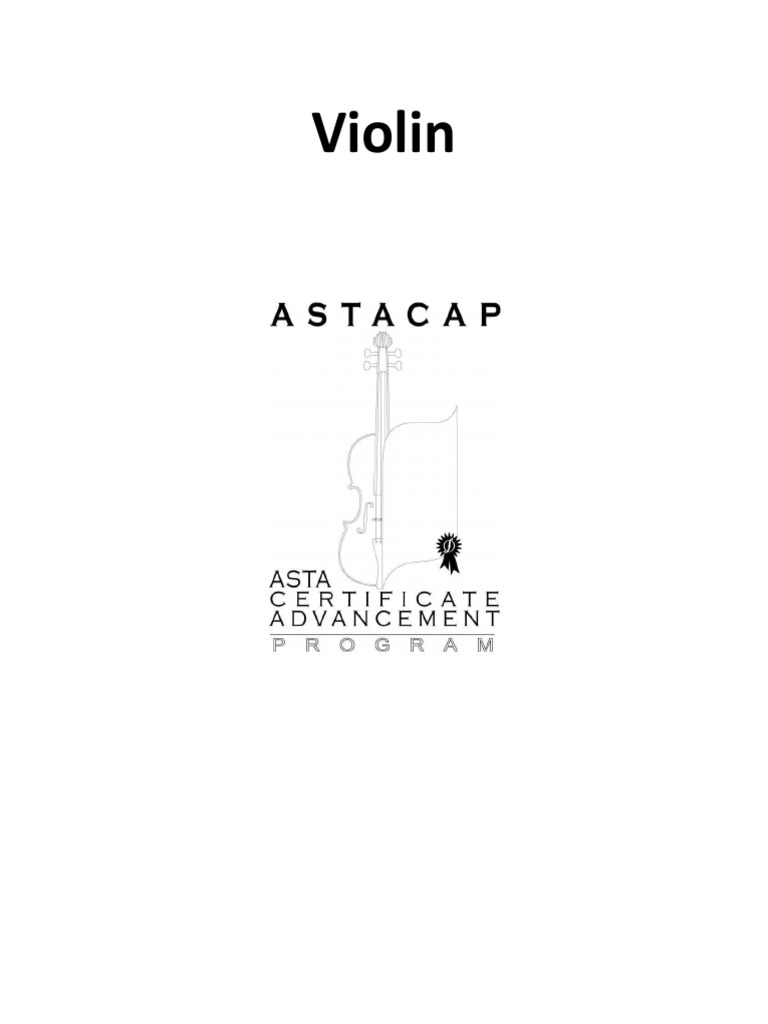 Violin Foundation and Level 1 Exam Guide | PDF | Violin | Scale (Music)