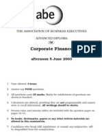 Corporate Finance: The Association of Business Executives Advanced Diploma