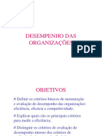 5 Desempenho Das Organizações