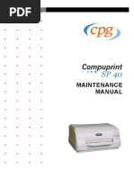 Compuprint Sp40 Service Manual