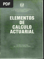 Elementos de Cálculo Actuarial - José Gonzalez Gale PDF | PDF