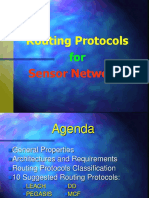 Routing Protocols: Sensor Networks